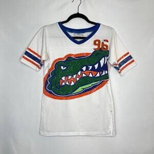 UofFL Gator shirt Top Large University Of Florida Football Size Small